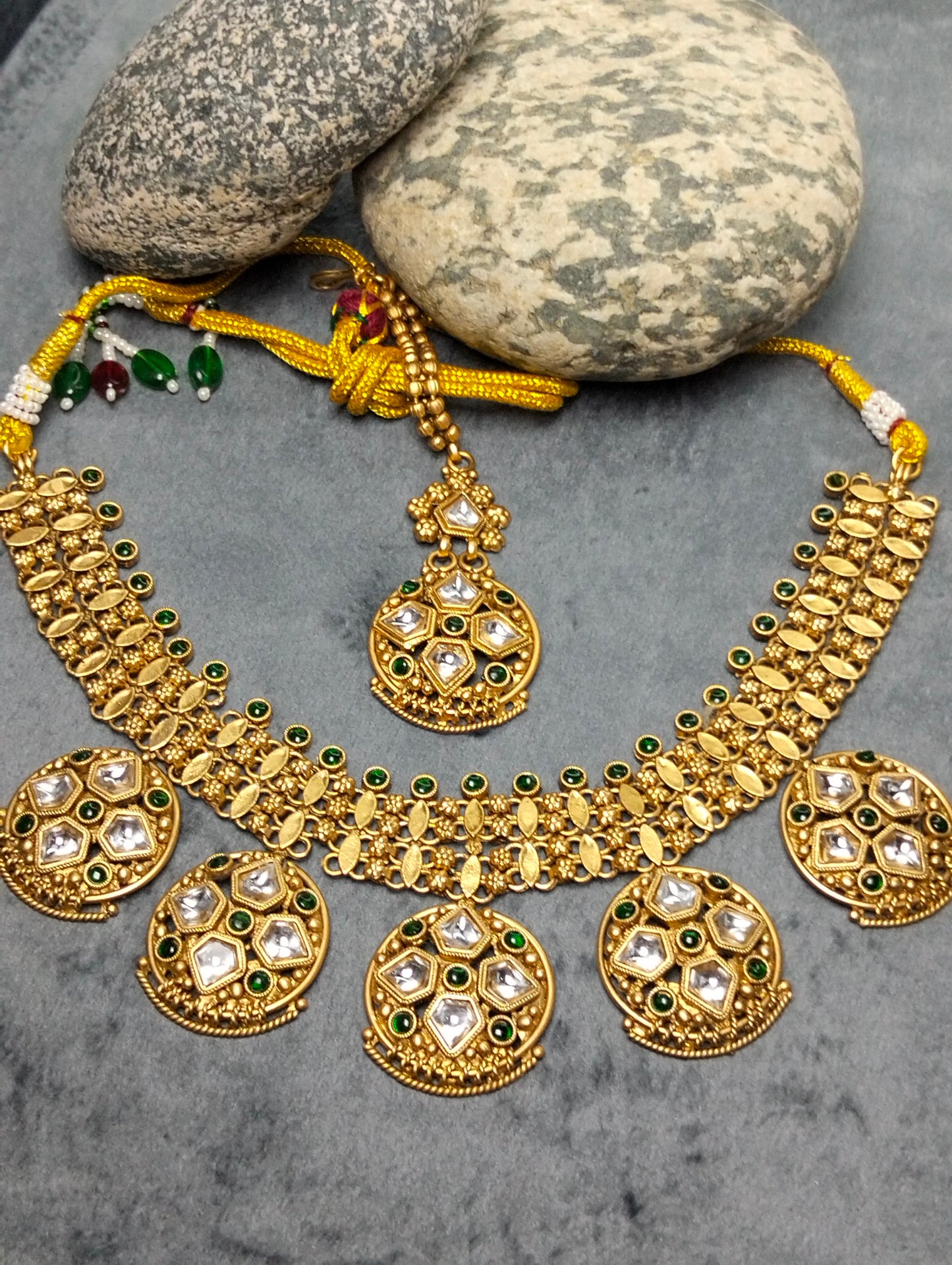 Rajwari indian necklace set