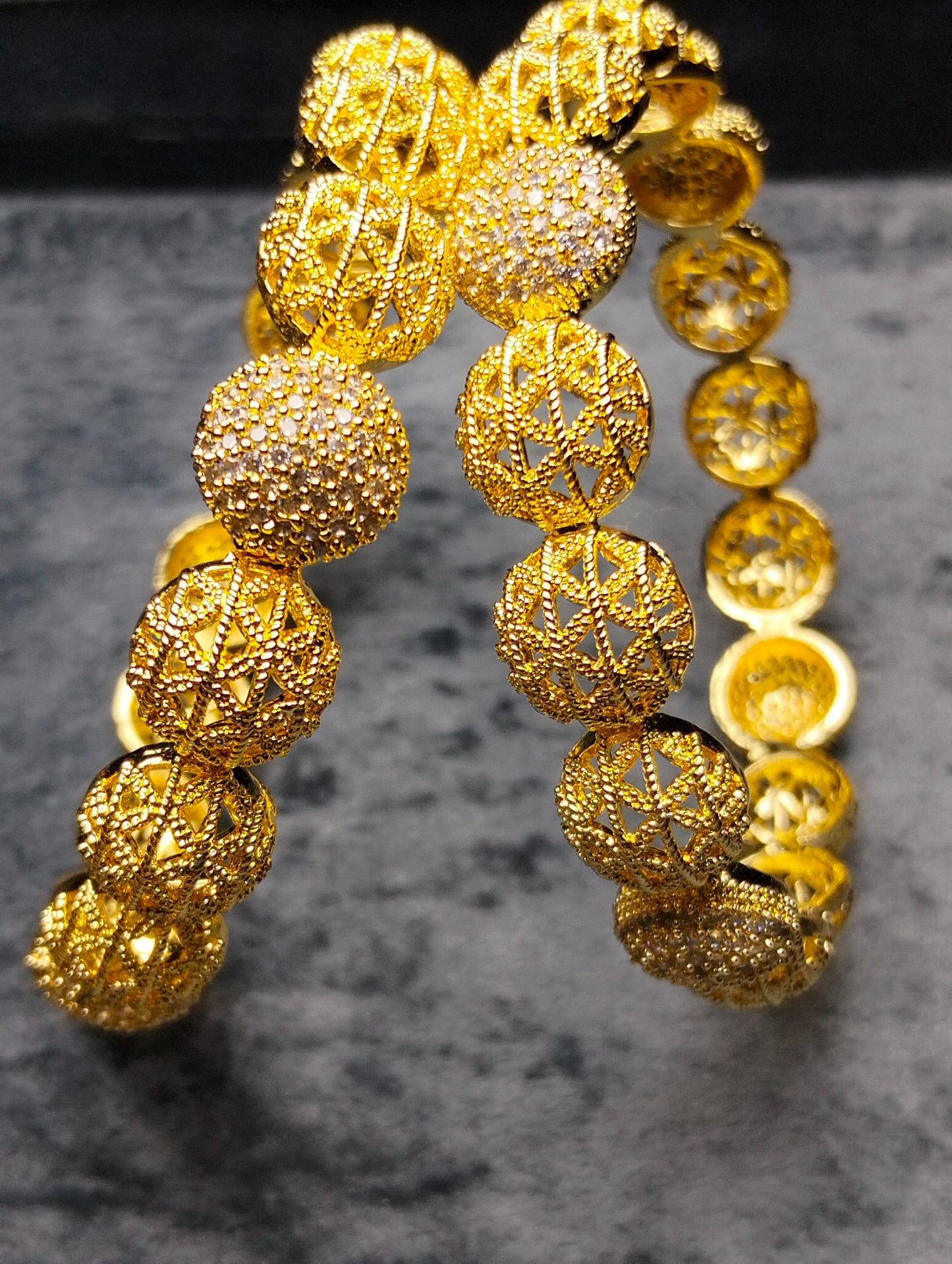 One carat gold plated karay