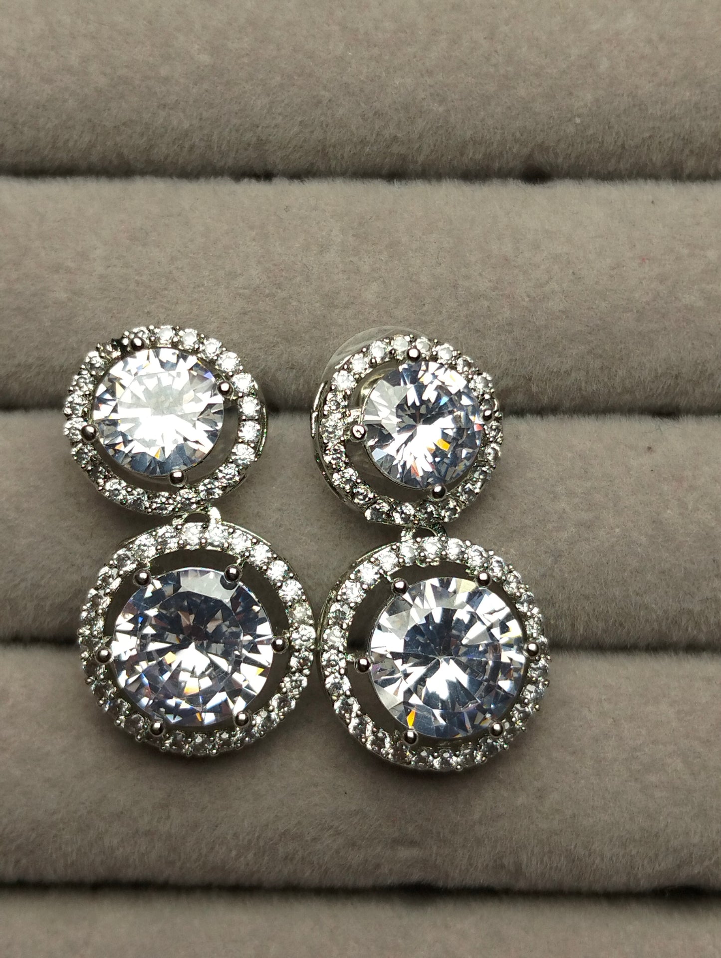 Pure Brilliance | Minimalist Rhodium-Plated Silver Rounds