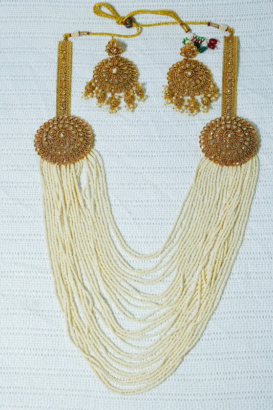 Wedding pearl Mala Set