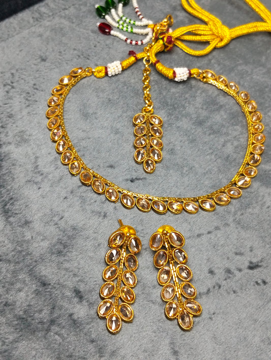 Trendy polki champagne set