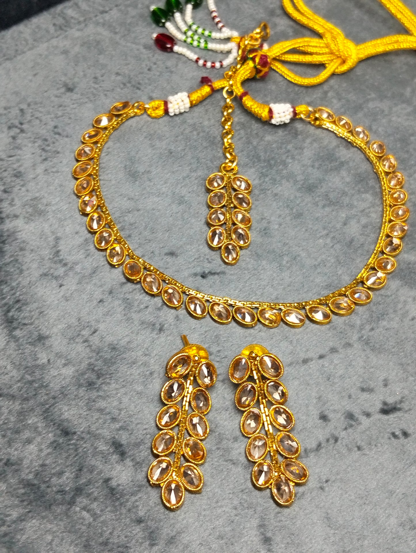 Trendy polki champagne set