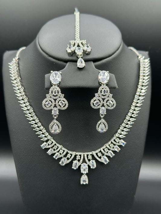 Swarovski Crystal Statement Necklace Set