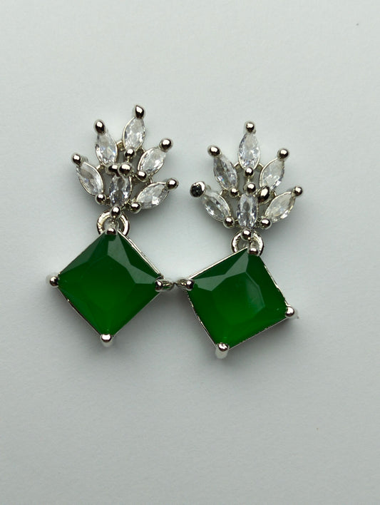 Emerald Green Earrings
