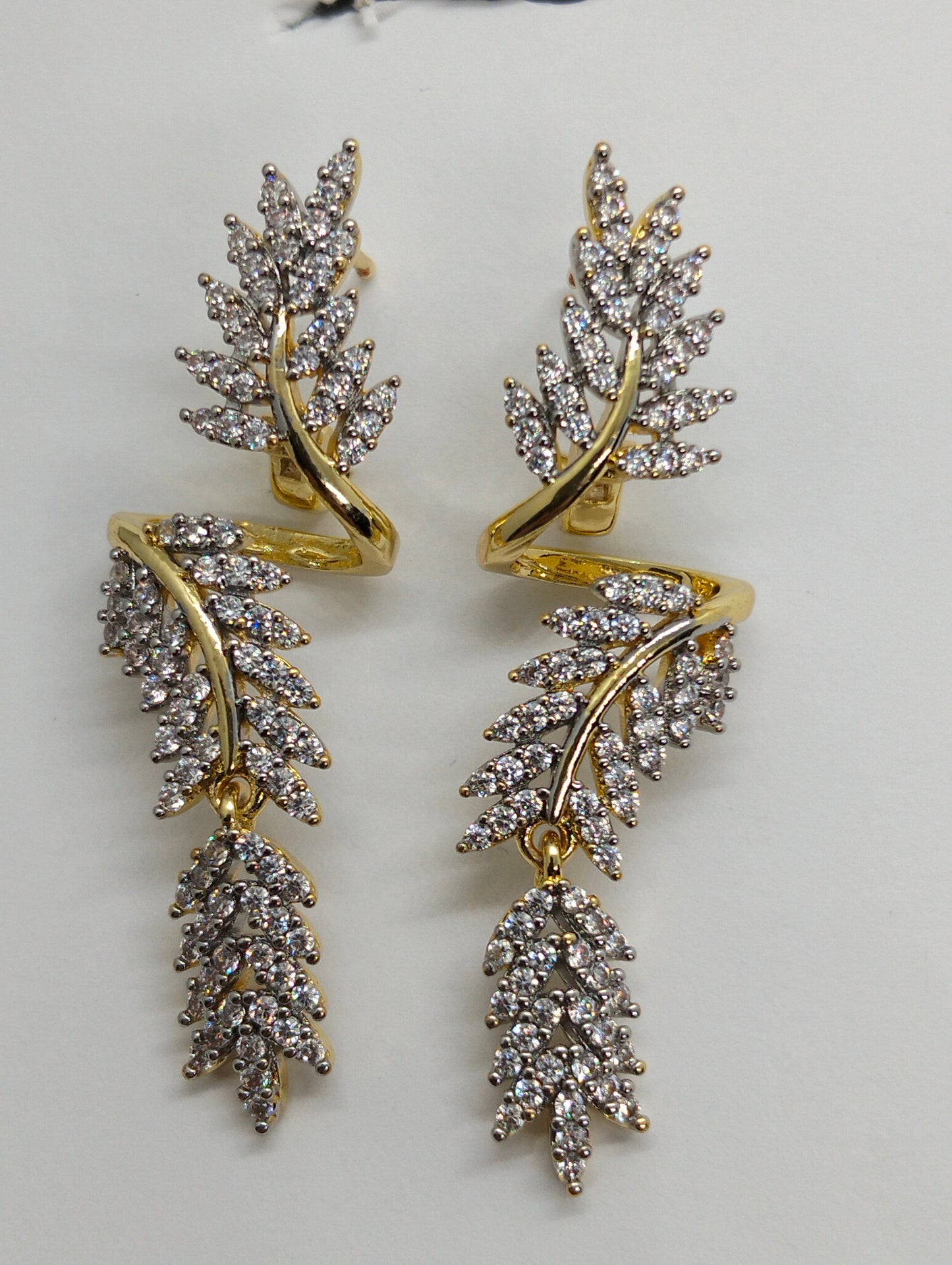 Two toned ring & earings