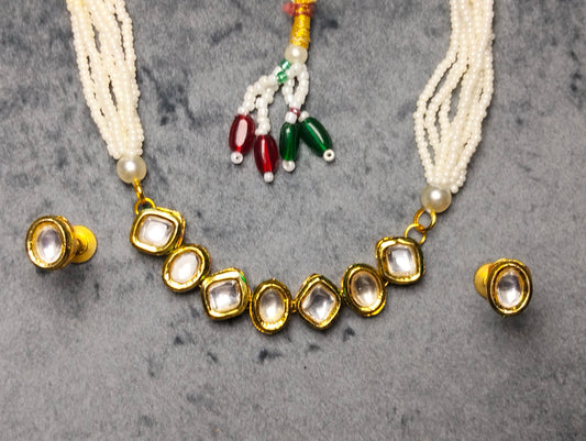 Original Kundan choker with stud