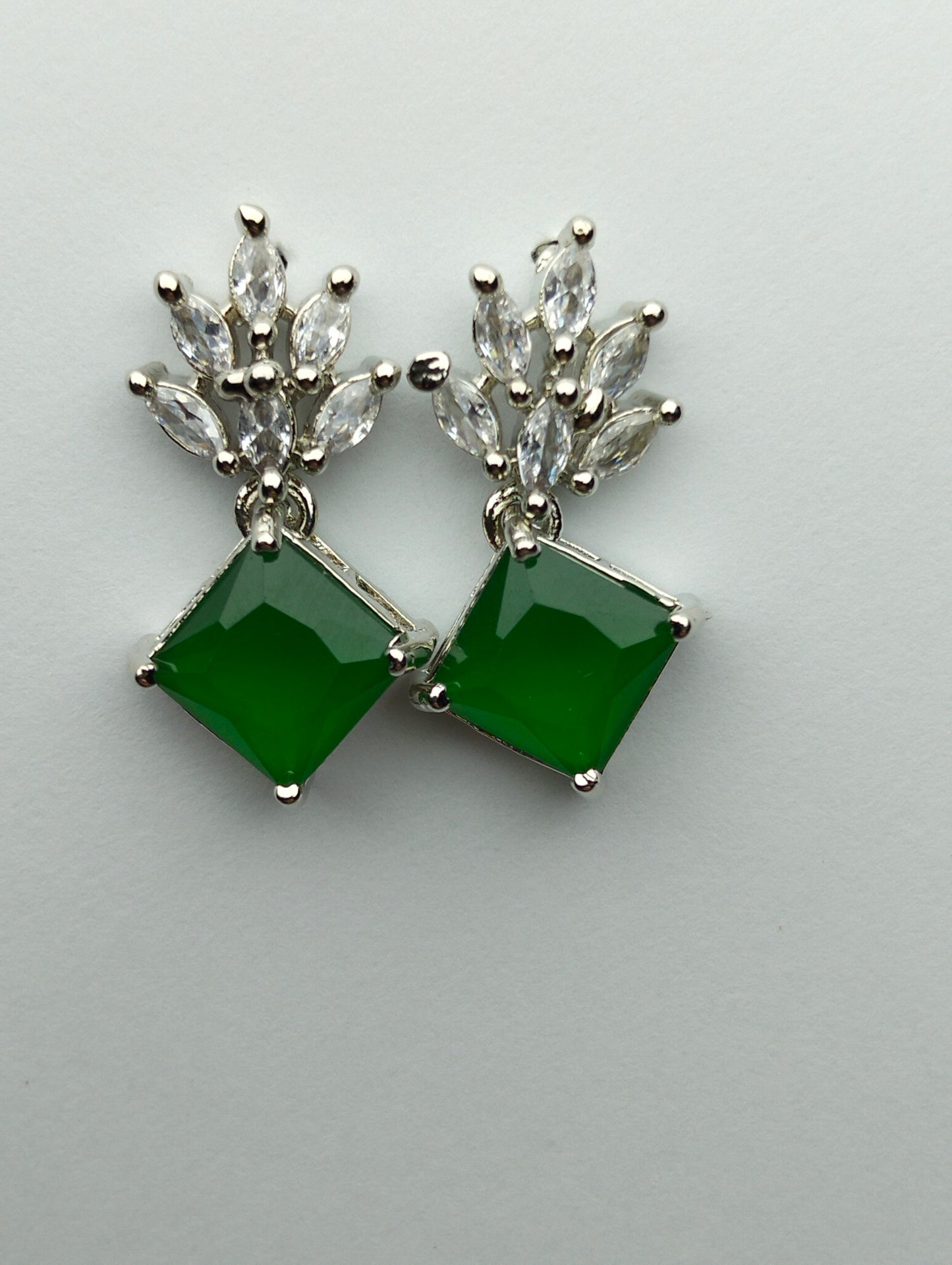 Emerald Green Earrings