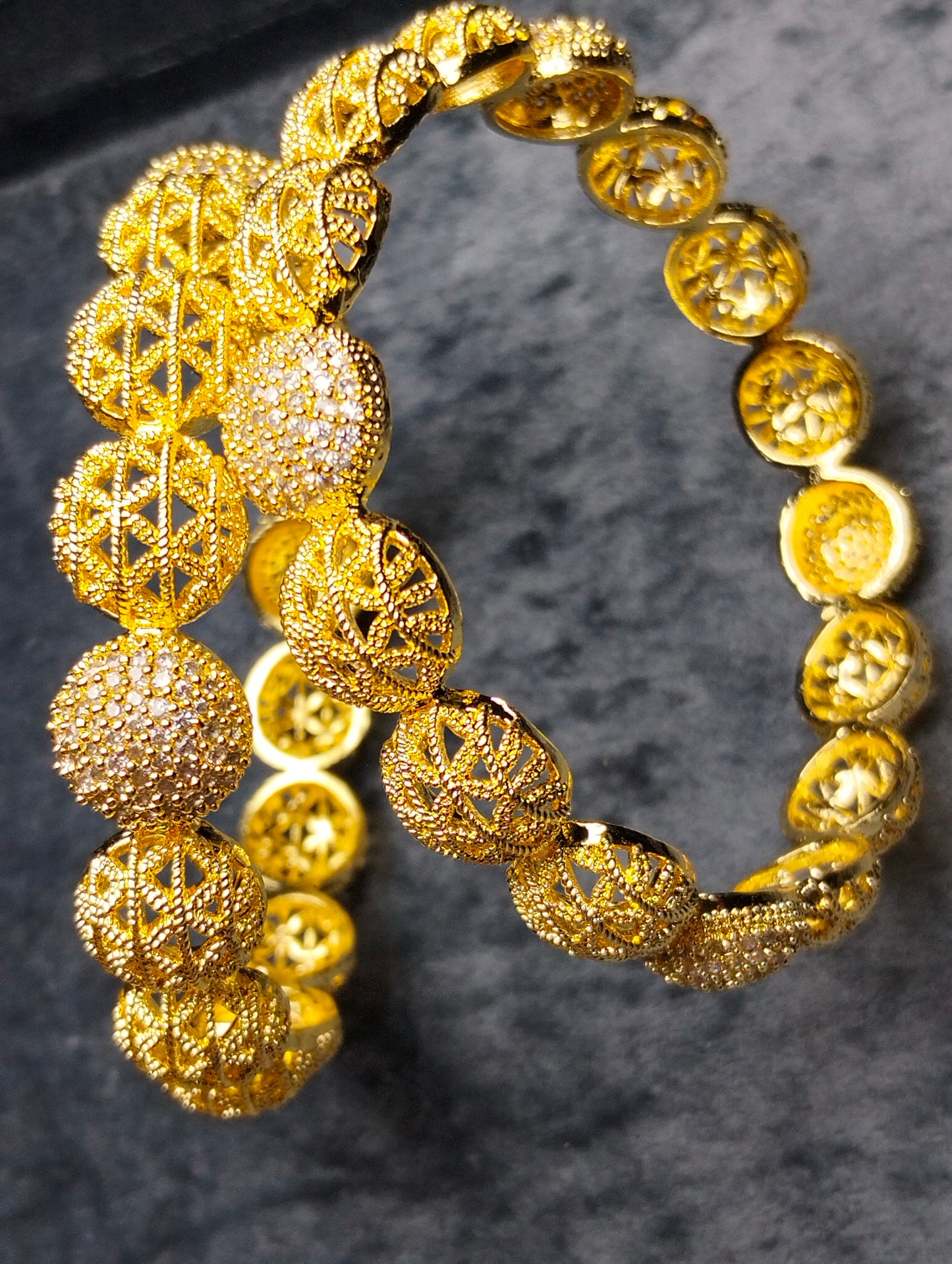 One carat gold plated karay