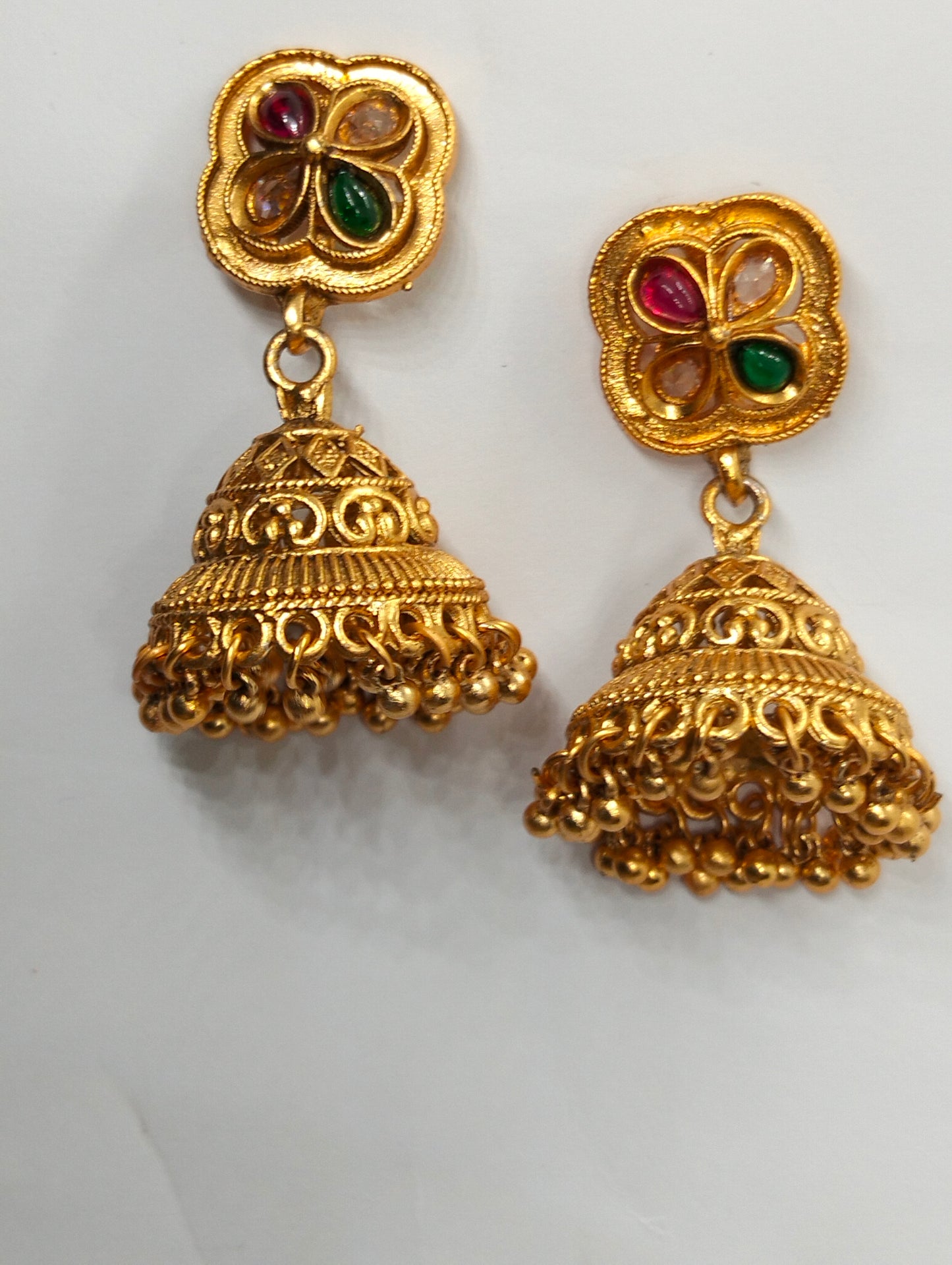 Royal Kundan Choker with Ruby & Green Stone Detailing