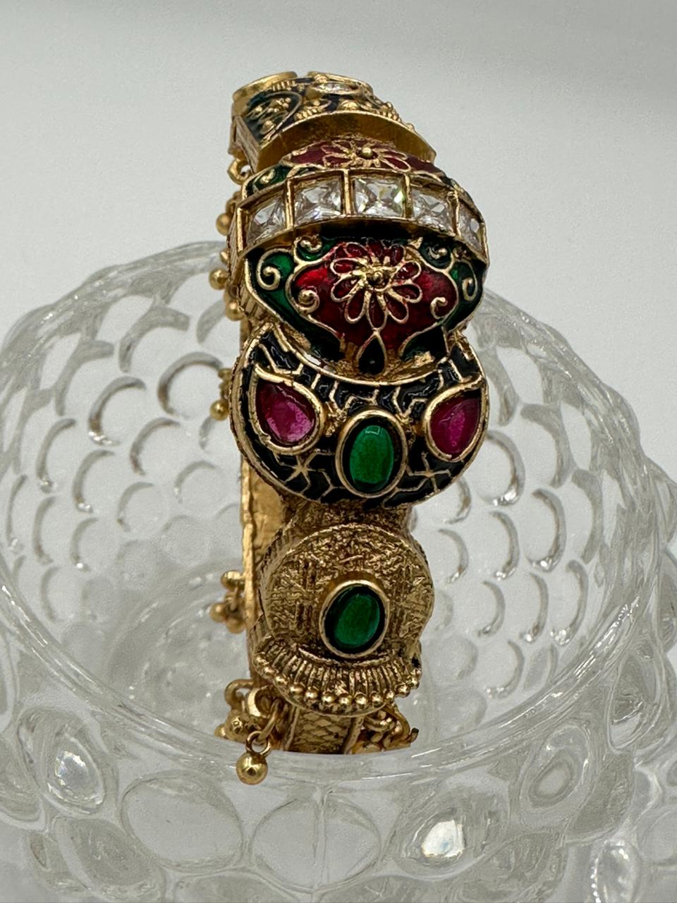Indian Rajwari bangel with multi stones